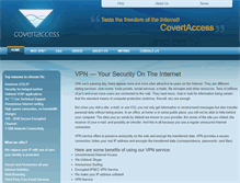 Tablet Screenshot of covertaccess.com